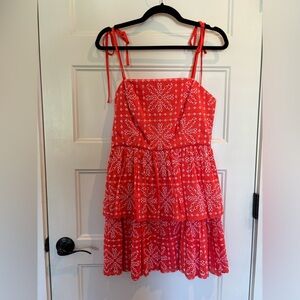 MILLY Eyelet Mini Dress - NWT - Size 6